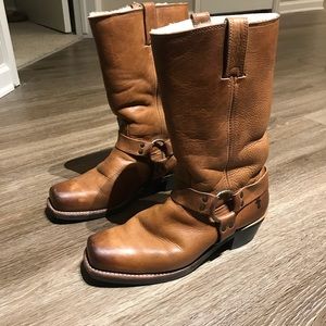 Wool lined FRYE boots size 10